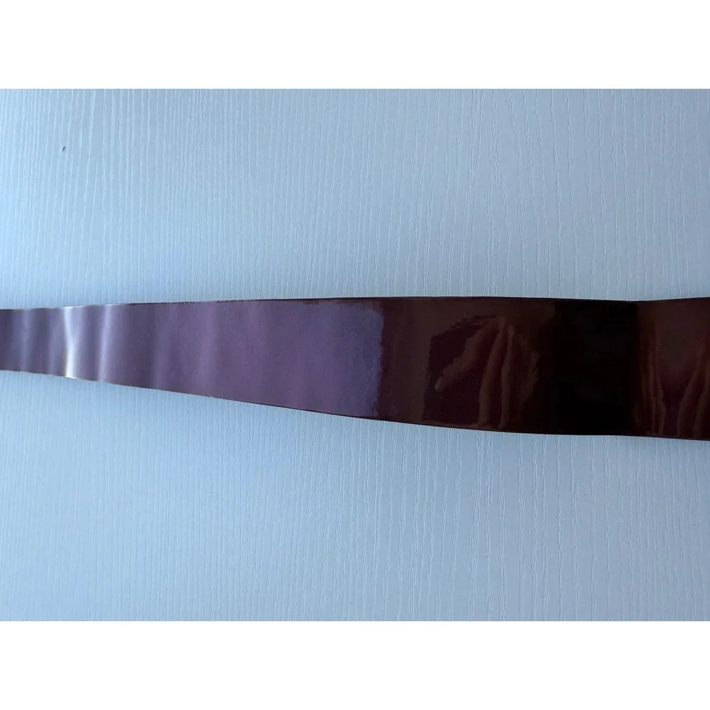 Louis Vuitton Wide Resin Logo Belt‎ Size 85 Made in France
